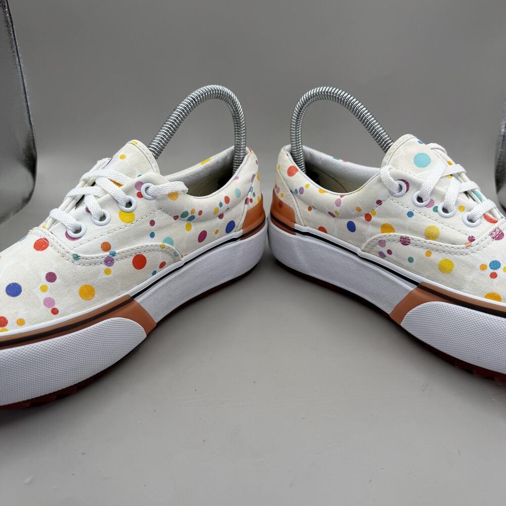 Vans Era UV Ink Floral Platform Shoes Womens US 7 Multicolor Polka Dot Sneakers - Picture 5 of 9